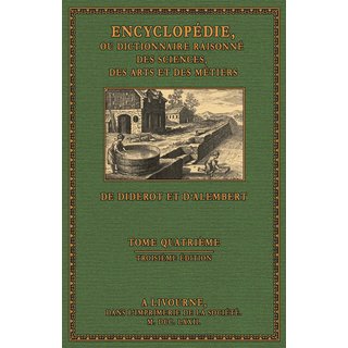 Encyclopdie - Texte, Volume 4: CONS - DIZ