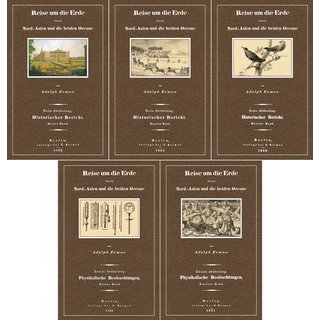 Reise um die Erde durch Nord-Asien - 1 und 2 in 5 Bänden