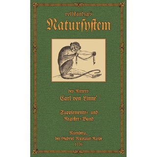 Vollständiges Natursystem - Supplement- u. Register-Band