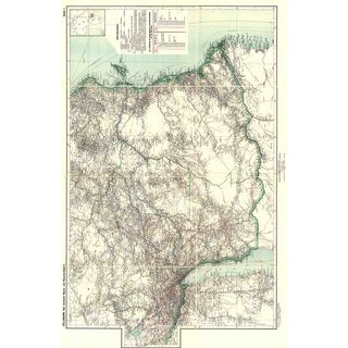 Das Deutsche Njassa und Ruwuma-Gebiet - bersichtskarte