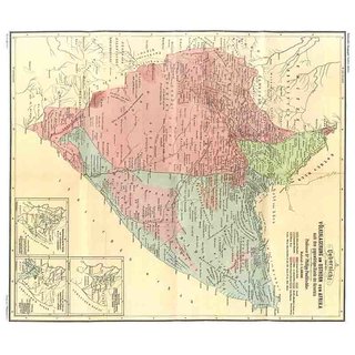 Ethnographie Nordostafrikas - Übersichtskarte