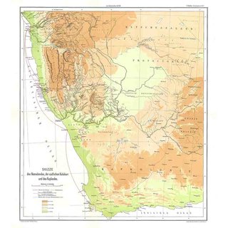 Ergebnisse einer Reise nach Südafrika - Übersichtskarte