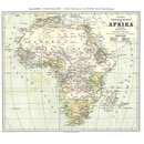 Die politische Theilung Afrika`s - Übersichtskarte