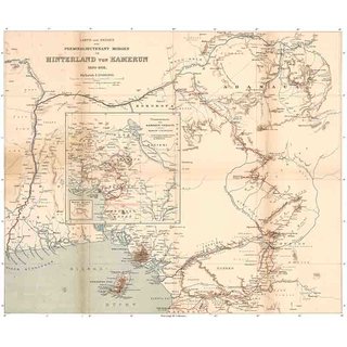 Durch Kamerun - Übersichtskarte