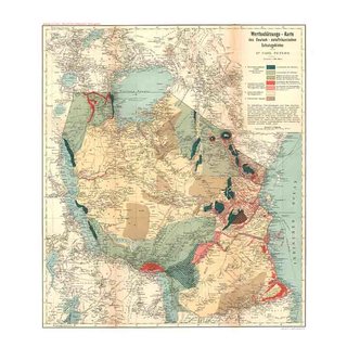 Das  Deutsch-Ostafrikanische Schutzgebiet - Übersichtskarten