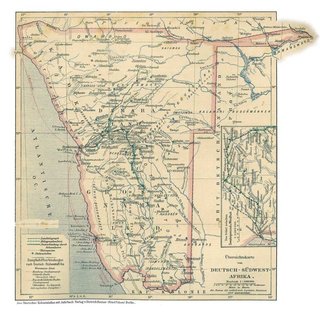 Deutsch-Süd-West-Afrika - Übersichtskarte