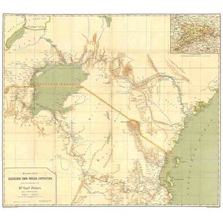 Die deutsche Emin-Pascha-Expedition - Übersichtskarte