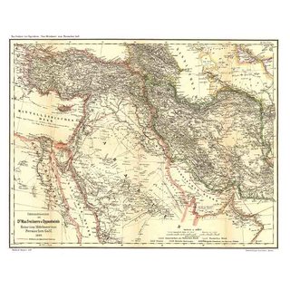 Vom Mittelmeer zum persischen Golf - Übersichtskarten