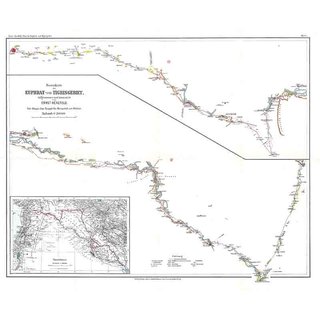 Reise im Euphrat- und Tigris-Gebiet - Übersichtskarten