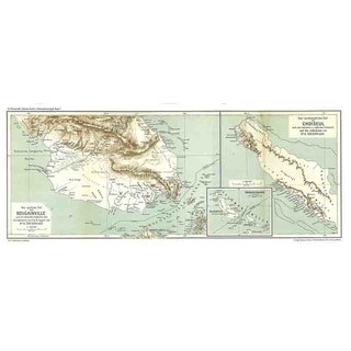 Forschungen auf den Salomo-Inseln - Übersichtskarte
