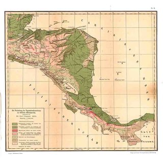 Mittelamerikanische Reisen und Studien - Übersichtskarten
