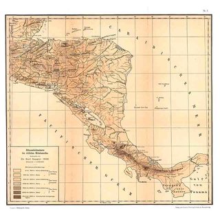 Mittelamerikanische Reisen und Studien - Übersichtskarten