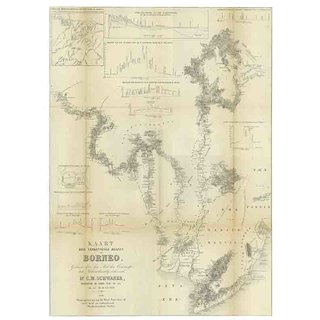 Borneo - Übersichtskarte