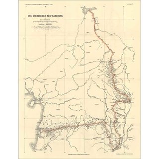 Die Grenzgebiete Kameruns im Süden und Osten - Übersichtskarten