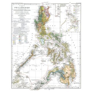 Versuch einer Ethnographie der Philippinen - bersichtskarte
