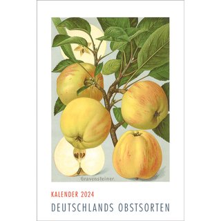 Wandkalender 2024 - Deutschlands Obstsorten