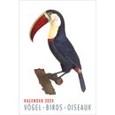 Wandkalender 2024 - Vögel - Birds - Oiseaux