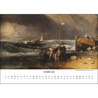 Wandkalender 2024 - Meisterwerke. Seestücke