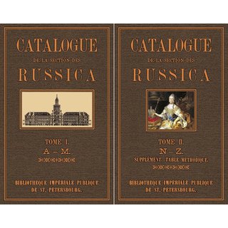 Catalogue  des  Russica - 1 et 2