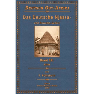 Das Deutsche Njassa und Ruwuma-Gebiet - Atlas