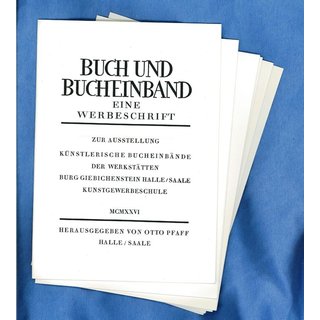 Buch und Bucheinband - Rohbögen