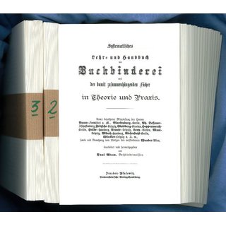 Lehr- und Handbuch der Buchbinderei - 1 bis 3 - Rohbögen